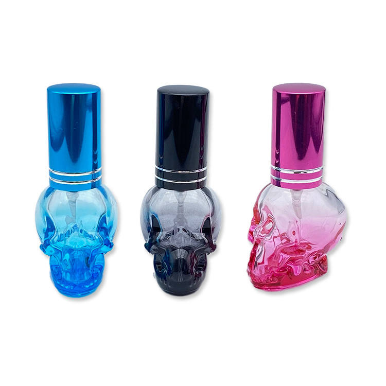 Special Skull Spray Luxury Wholesale Perfume Bottles spray 8ml Emty Perfume Bottles Empty Glass Spray Bottle