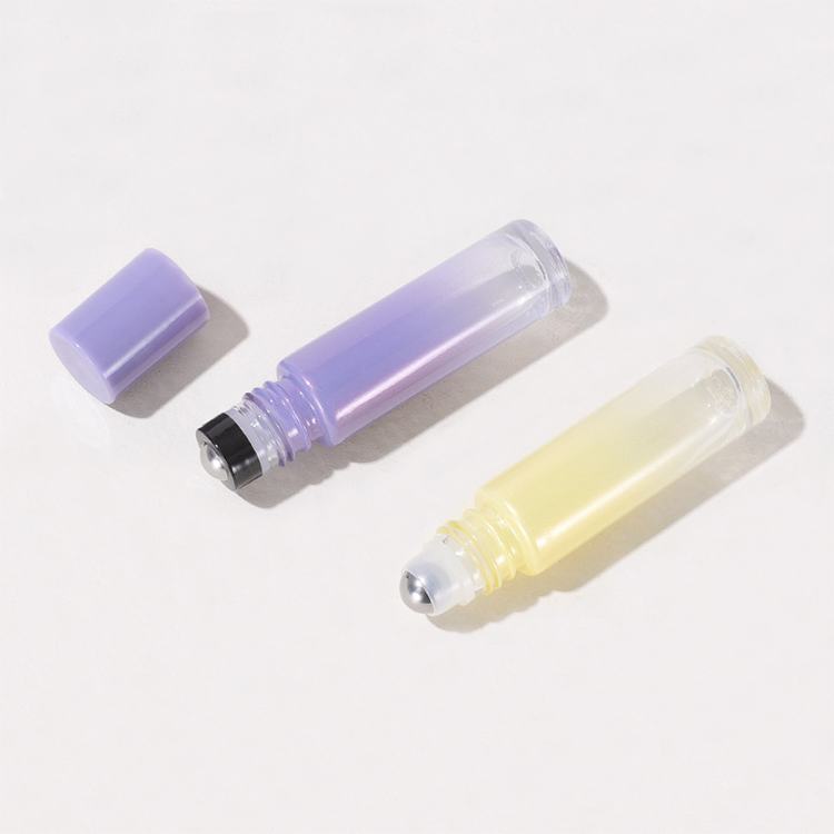 Glass luxury cosmetic packaging serum bottles 5ml for roll-on bottle glass 10ml with roller pen cosmetic packaging