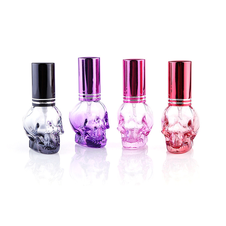 Special Skull Spray Luxury Wholesale Perfume Bottles spray 8ml Emty Perfume Bottles Empty Glass Spray Bottle