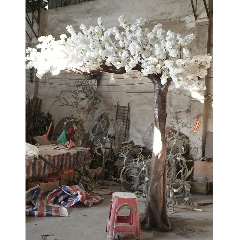 280cm height artificial indoor decorative white cherry blossom flower tree arch centerpiece for wedding