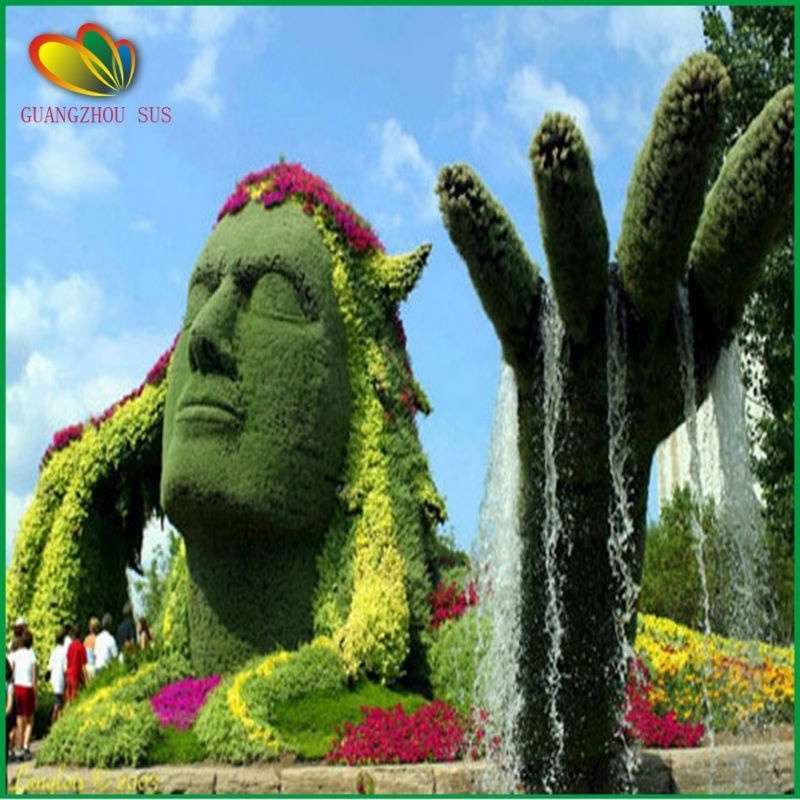 2015 novelty china artificial topiary frame for garden decoration