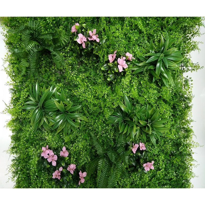 100*100cm ultraviolet-proof outdoor green flower wall,  artificial green plant wall,  flower wall green  hedge wall artificial