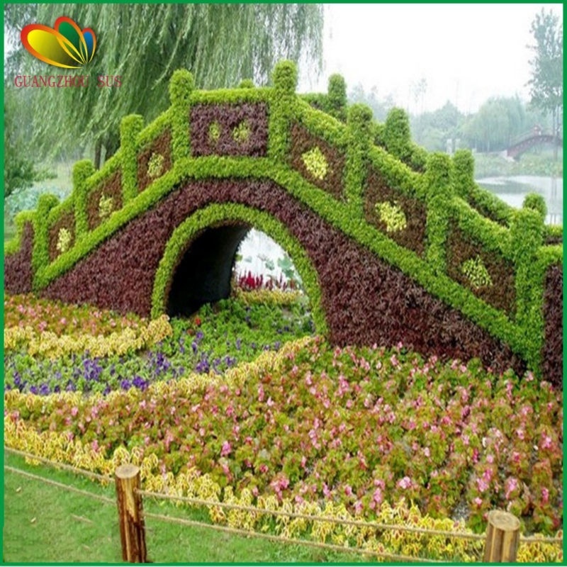 2015 novelty china artificial topiary frame for garden decoration