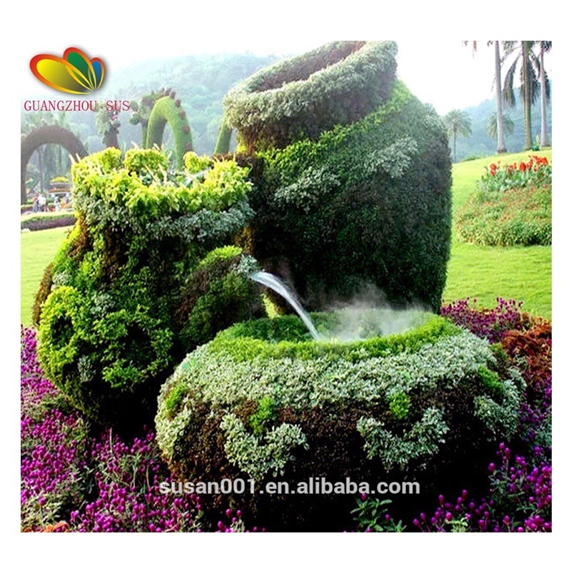 2015 novelty china artificial topiary frame for garden decoration