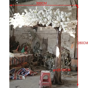 280cm height artificial indoor decorative white cherry blossom flower tree arch centerpiece for wedding