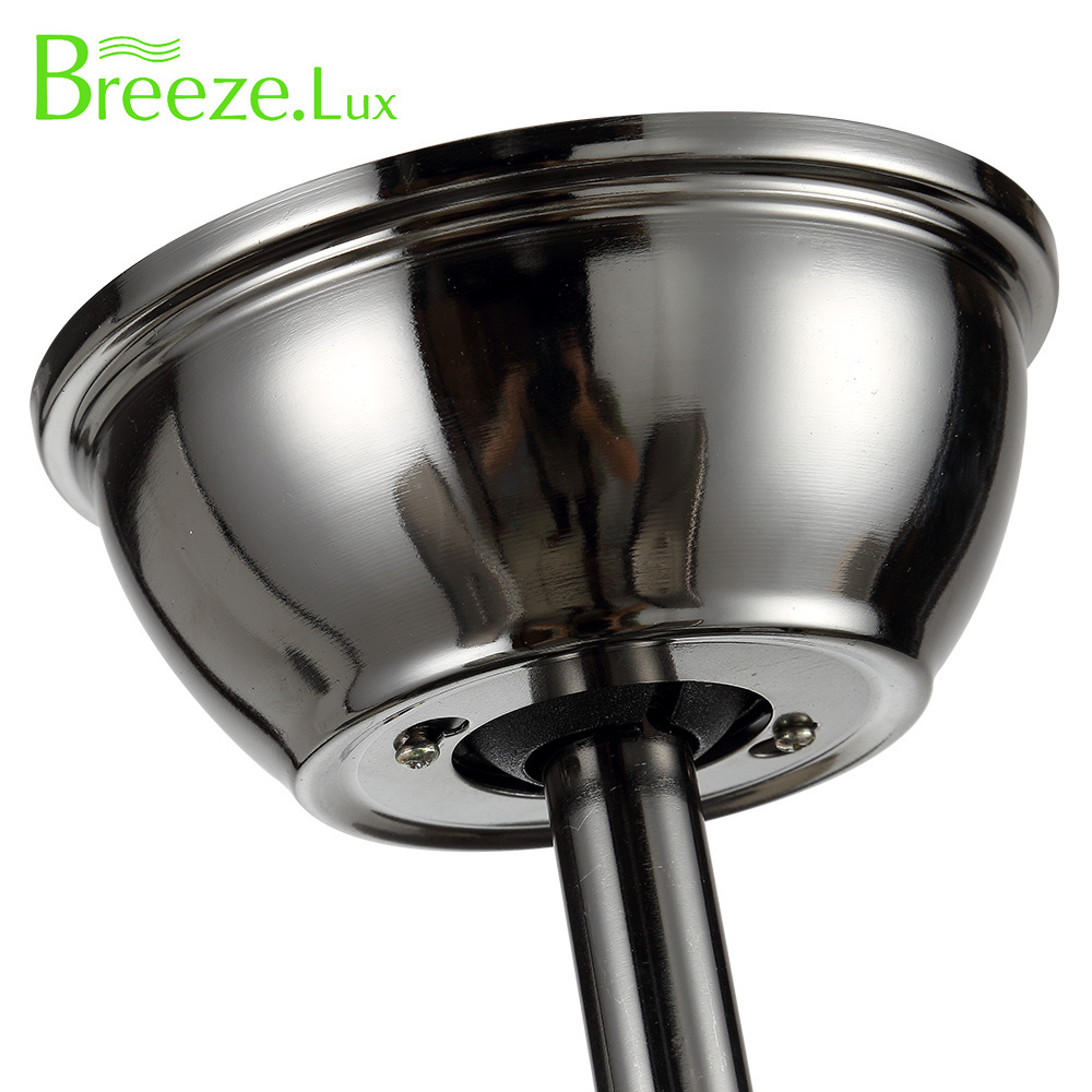 Breezelux Cheap Wholesale Price Ceiling Fans Light Kits 5 Pcs Iron Blade Remote Control Ceiling Fans