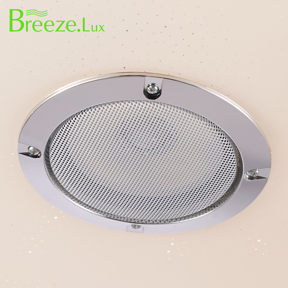 Breezelux 3 Lighting Effects Retractable Ceiling Fan With Lamp Remote Control Sixth Speed Wind Speed New Model Fan