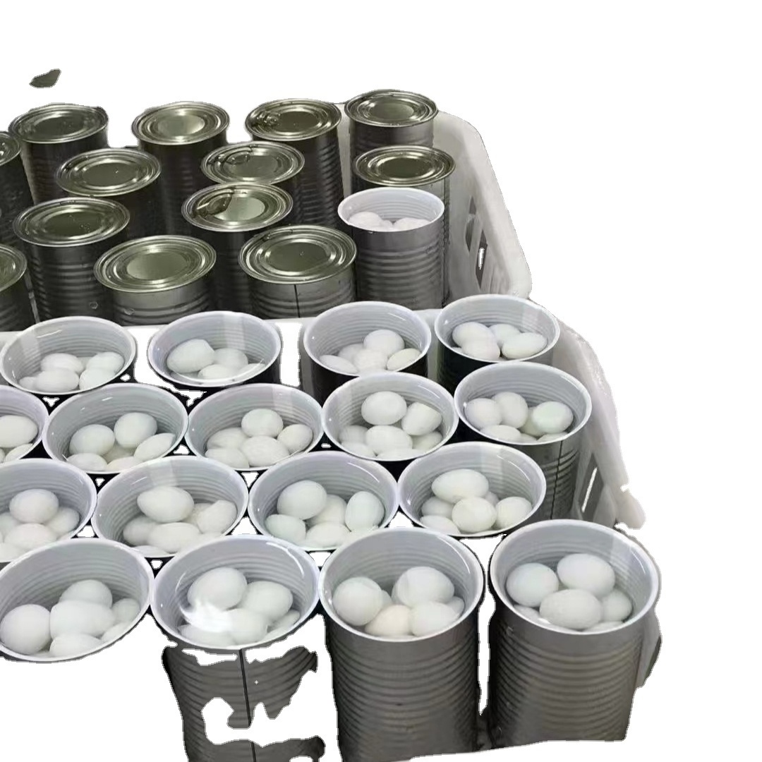 factory supply 425g boiled  canned salted quail eggs