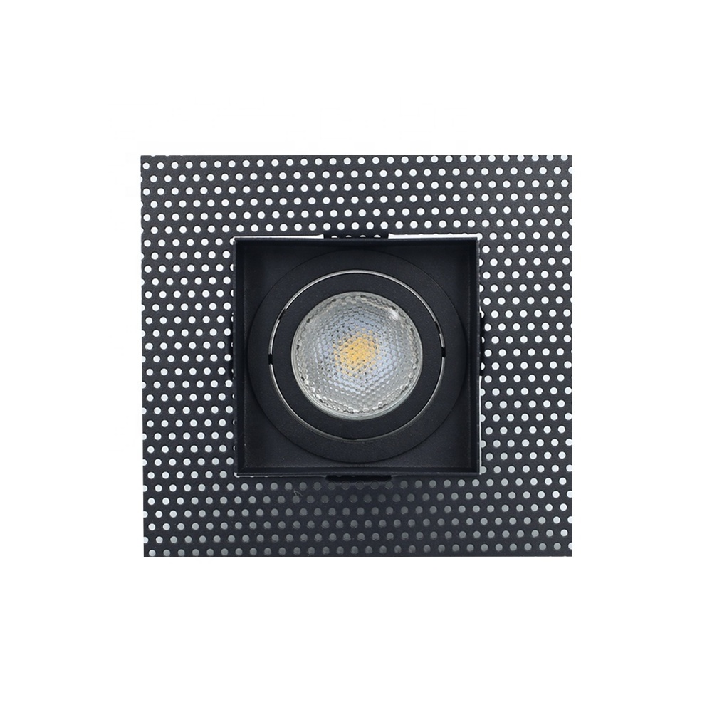 New Products Trimless downlight Recessed Square Gu10 Down Light Ultra Slim 7W Anti Glare Led Spotlight Frame