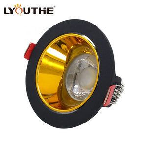 Good selling recessed anti-glare round lamp oem spotlight frame ceiling led adjustable 7w downlight