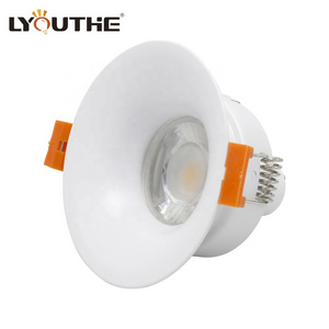 5w round cob downlight mini led anti glare gu10 recessed light fitting