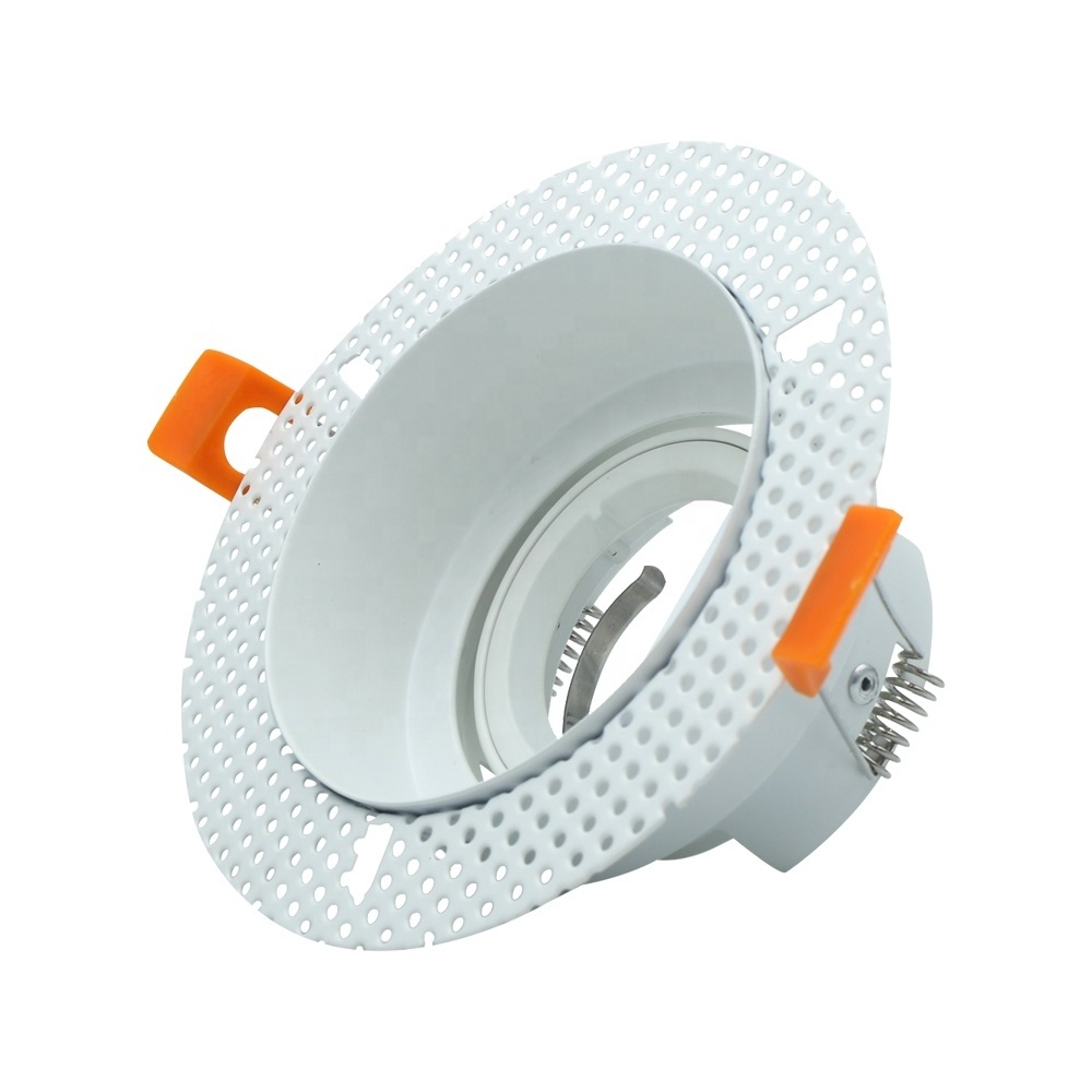 Hot sale round led trimless iron downlight trimless Recessed Office Lighting Led Downlight