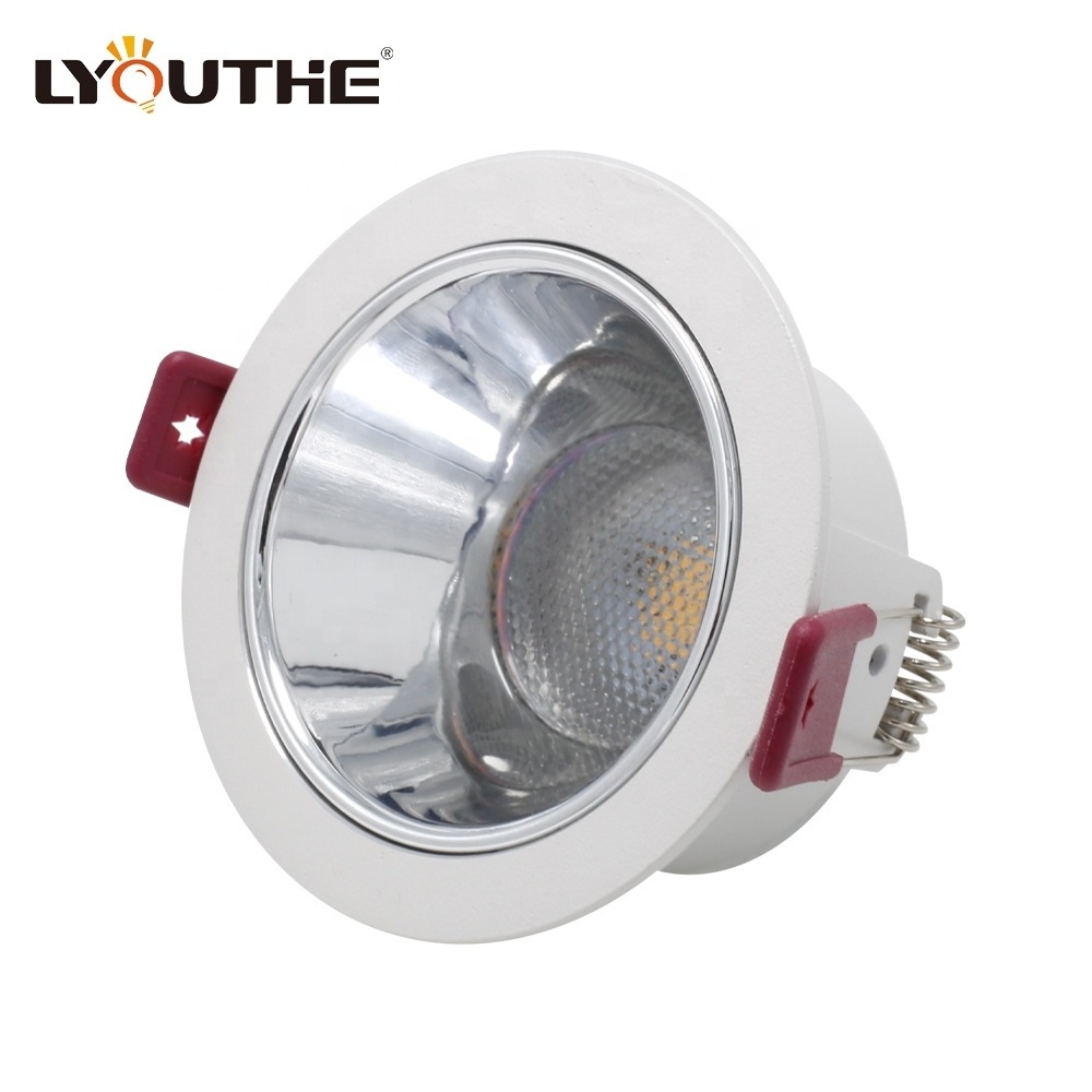 GU10 MR16 Indoor small ceiling round die-casting aluminum recessed anti-glare down lights