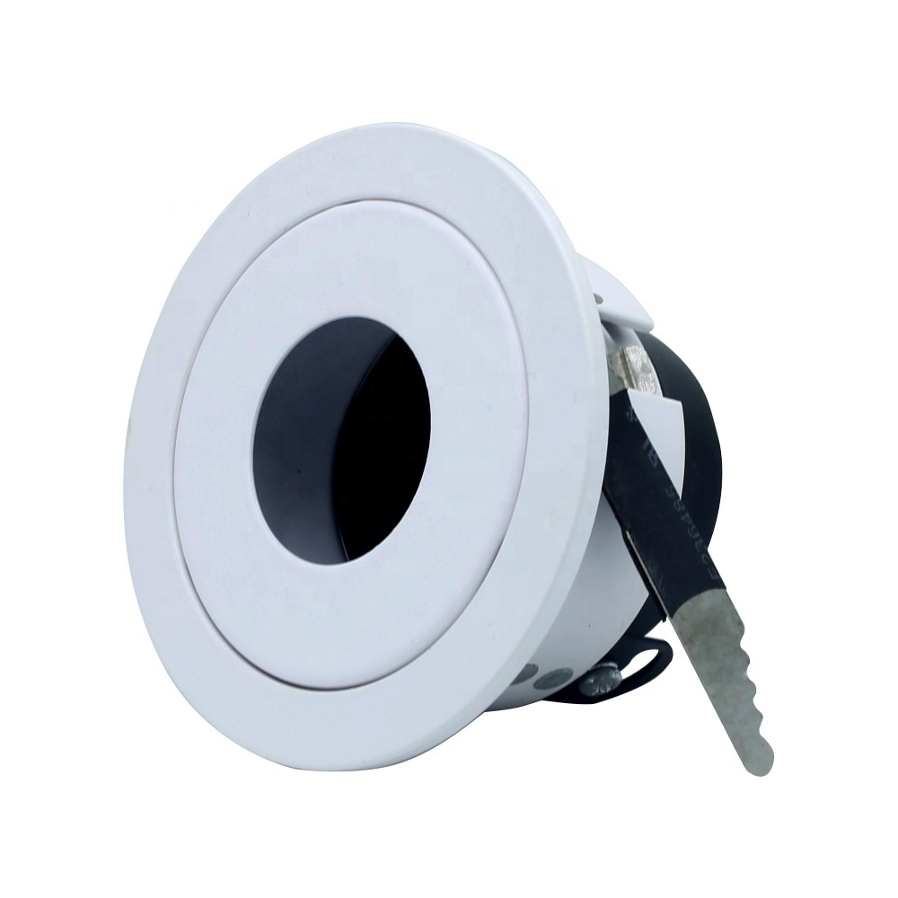 Wholesale aluminium anti glare recessed led downlight housing