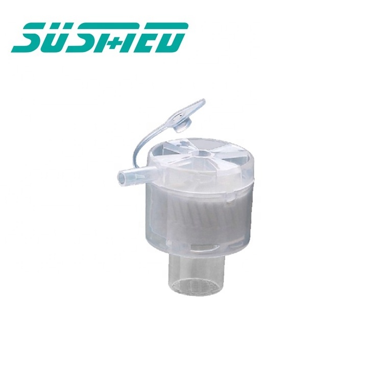 Factory Supply Disposable Breathing System Filter Medical Bacteria Tracheostomy HME Filter