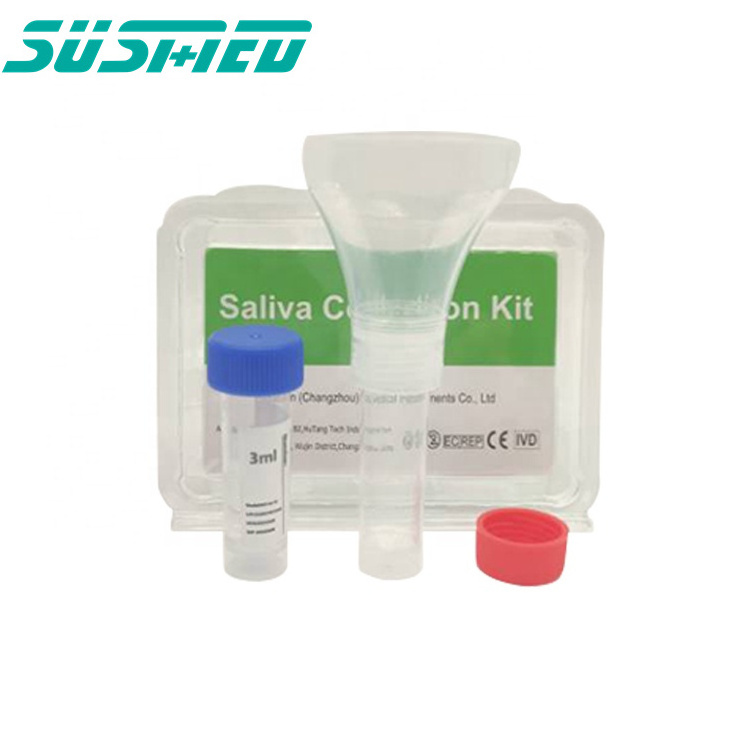 5ml 10ml Disposable Medical Sterile Saliva Collection Funnel DNA Sample Collector Testing Saliva Tube Test Kit