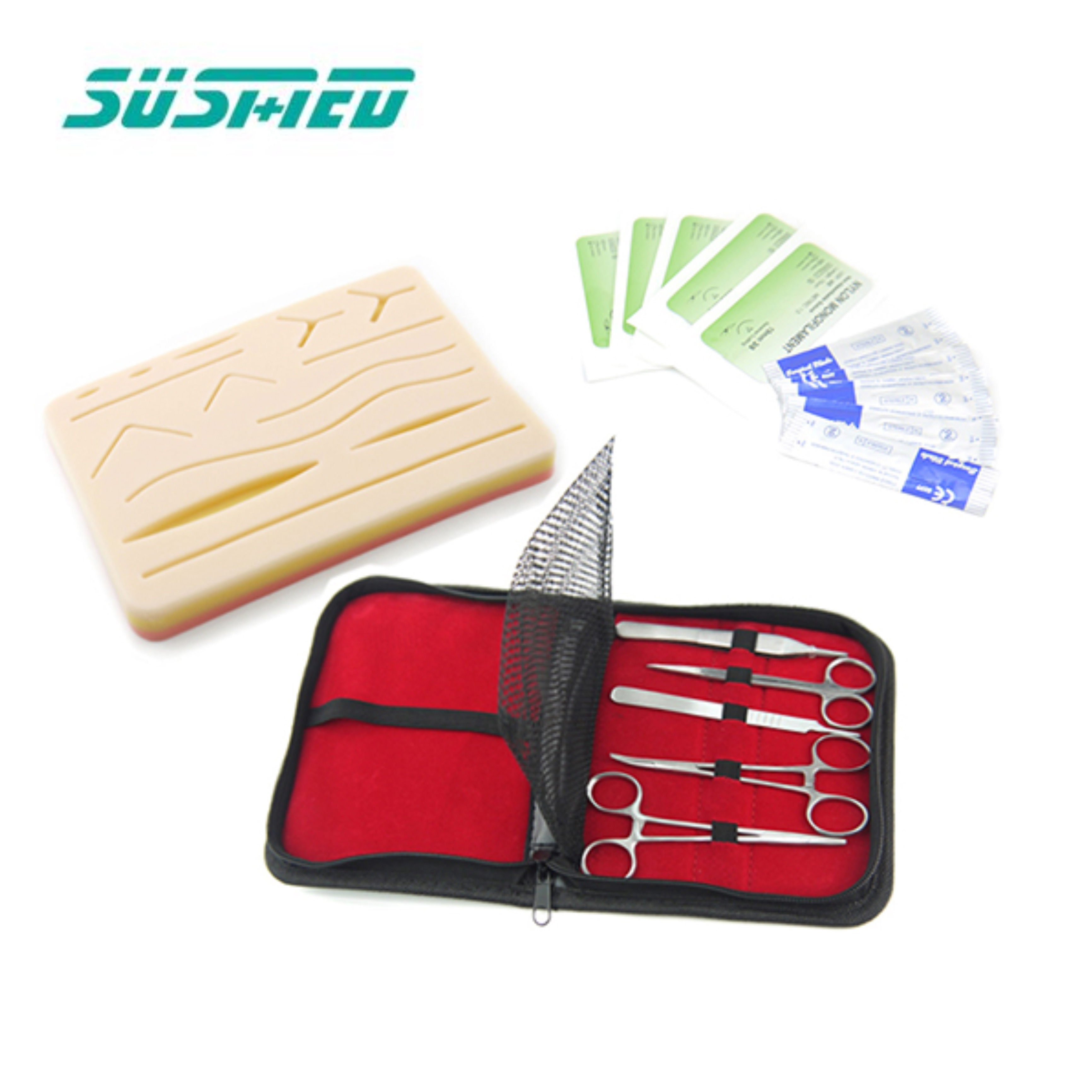 Surgical Suture Pad Practice Kit Skin Practice Module Suture Kit With Training Practice Pad Suture Tool Kit