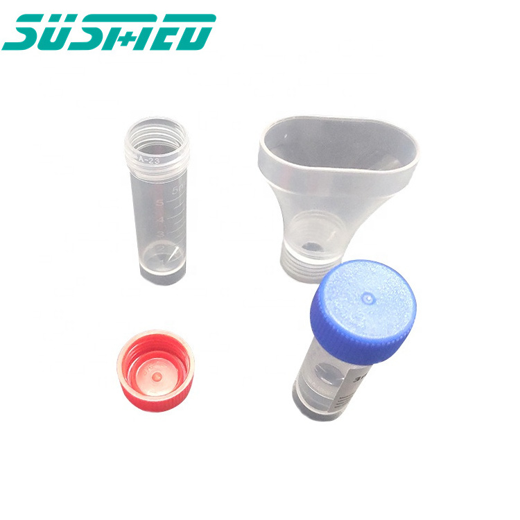 5ml 10ml Disposable Medical Sterile Saliva Collection Funnel DNA Sample Collector Testing Saliva Tube Test Kit