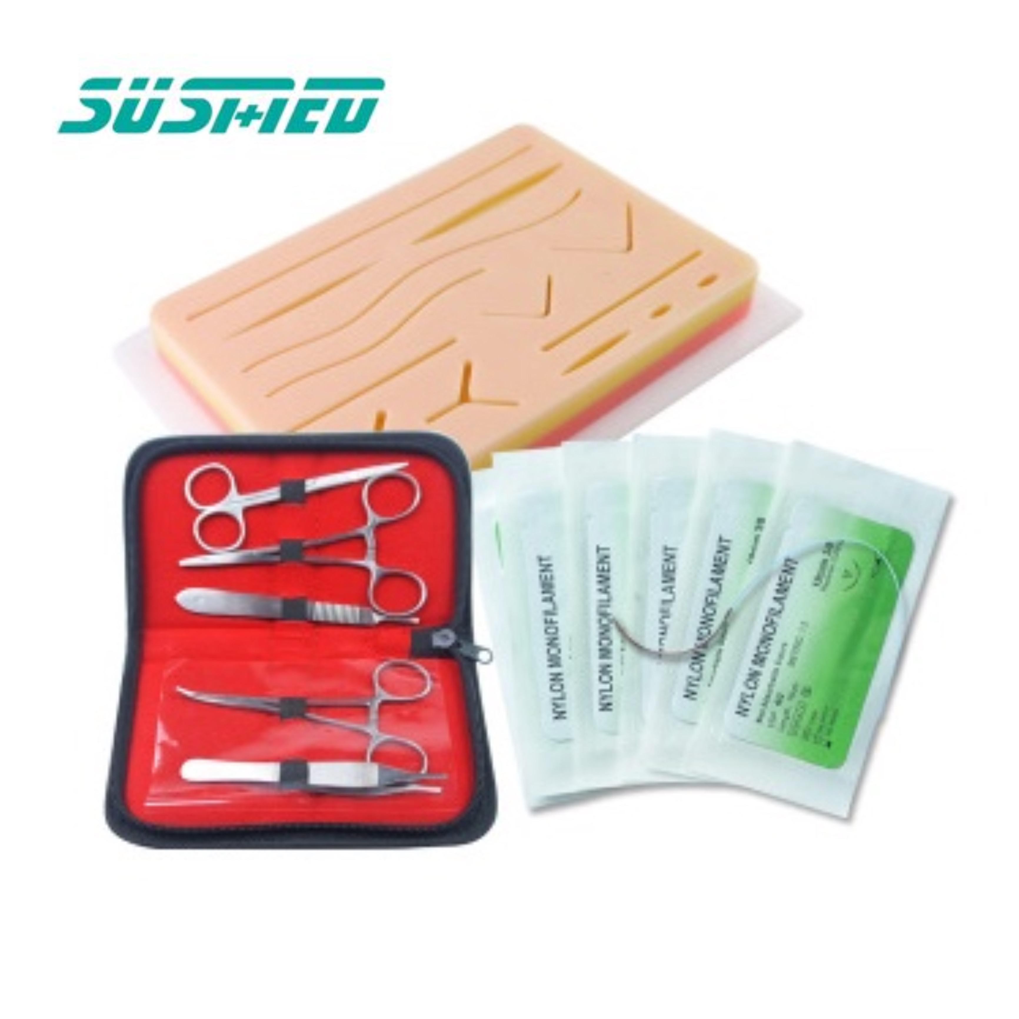 Suture Practice Kit for Medical Nursing School Students Surgical Suture Training with blade