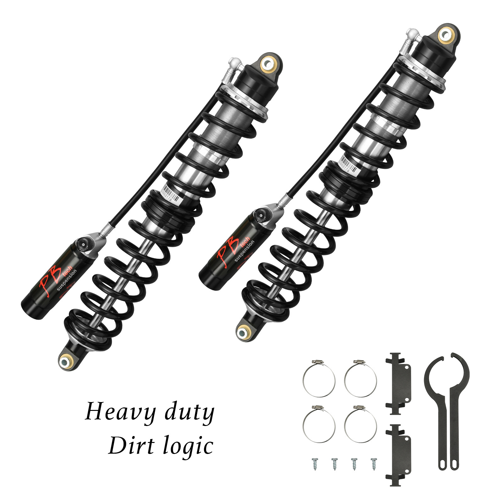 4 inch Suspension Lift Set Shock Absorber+Track Bar+Sway Bar Link+Long Control Arms for 2007-2018 Jeep Wrangler JK