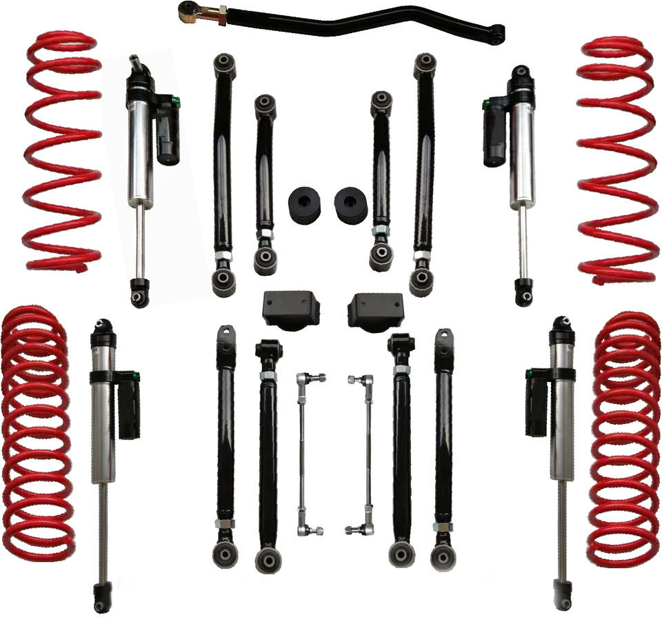 2.5 /3.5inch Suspension Lift  Front Rear Shock Absorbers Track Bar Sway Bar Link Short Control Arm for 2018-UP Jeep Wrangler JL