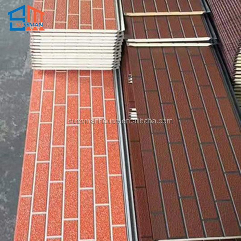 Lightweight and Waterproof Exterior Brick Wall Decorative Sandwich Panel Insulated Metal Siding Panel