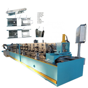 Galvanized Steel Width Automatic Adjustable C60-C200 Light Gauge Framing Keel Roll Forming Machine