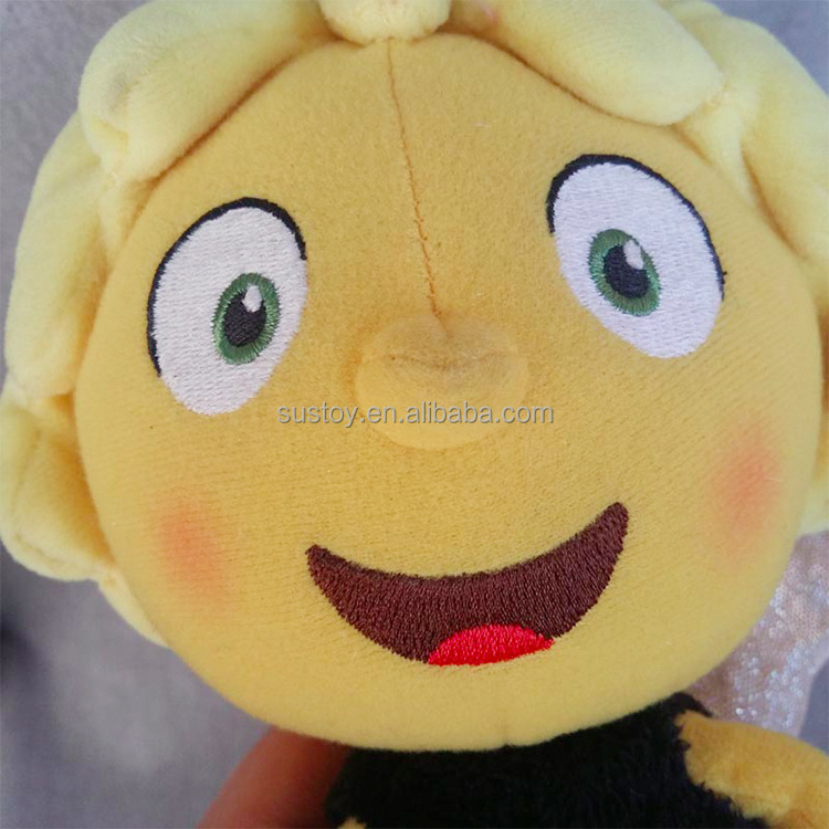 Cartoon book Doll mascot animal buzz toys Maya The Bee Plush characters toy