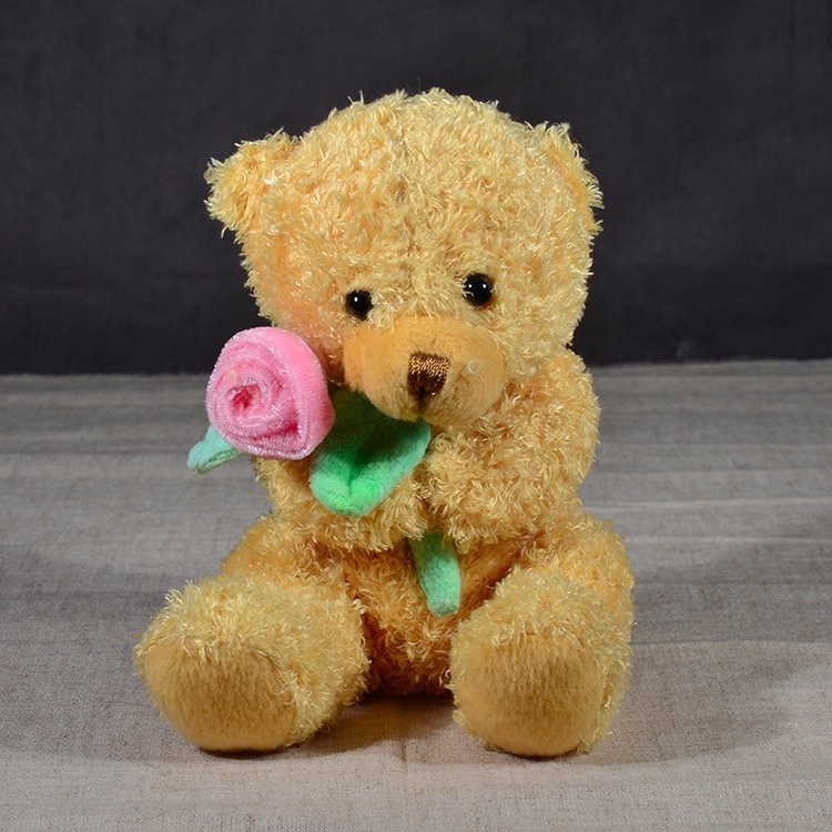 Beautiful Artificial Rose Flower Bouquet Valentine Gift Custom Teddy Bear