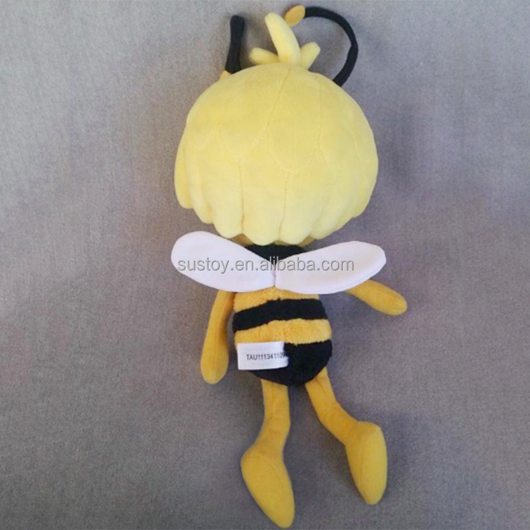 Cartoon book Doll mascot animal buzz toys Maya The Bee Plush characters toy