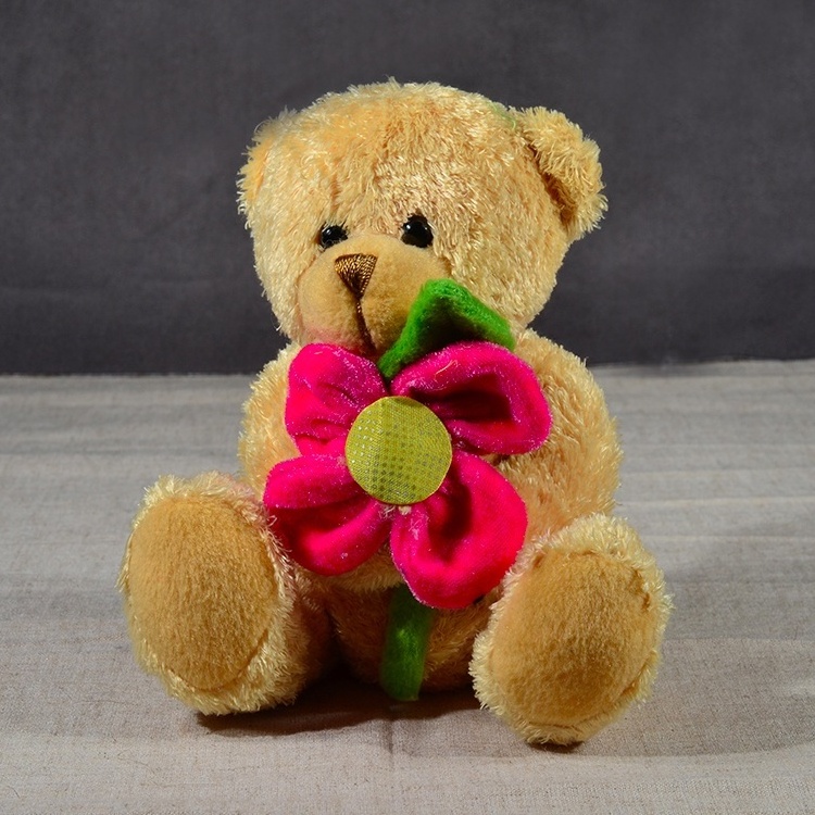 Beautiful Artificial Rose Flower Bouquet Valentine Gift Custom Teddy Bear