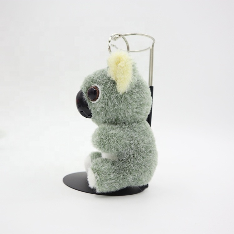 Australian realistic grey cuddly baby clip on stuffed soft animal koala plush toy