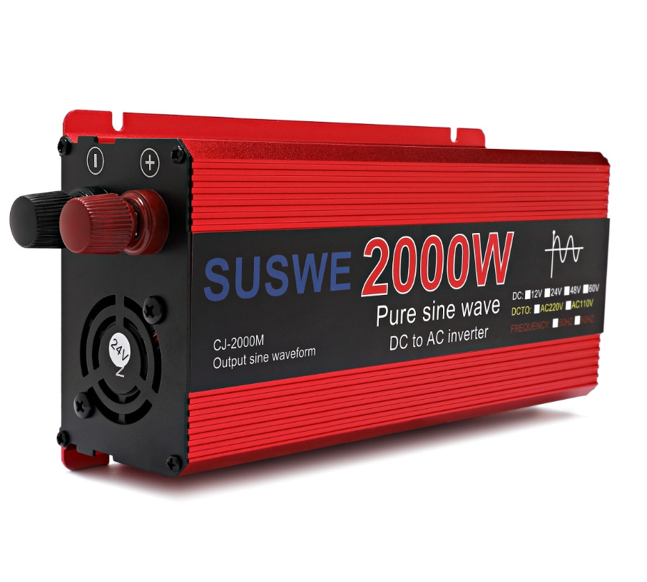 1000w  pure sine wave power inverter DC 12V/24V to AC 110V 220V