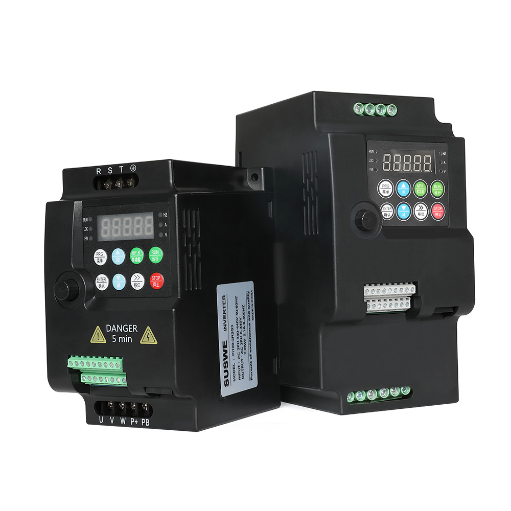 SUSWE l 0.75KW 1.5KW 2.2KW 4KW 5.5KW  Three Phase 380v Output Frequency Converter inverters VFD