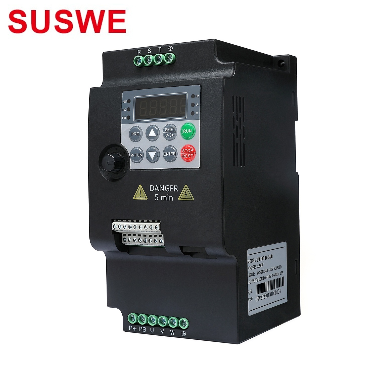 SUSWE l 0.75KW 1.5KW 2.2KW 4KW 5.5KW  Three Phase 380v Output Frequency Converter inverters VFD