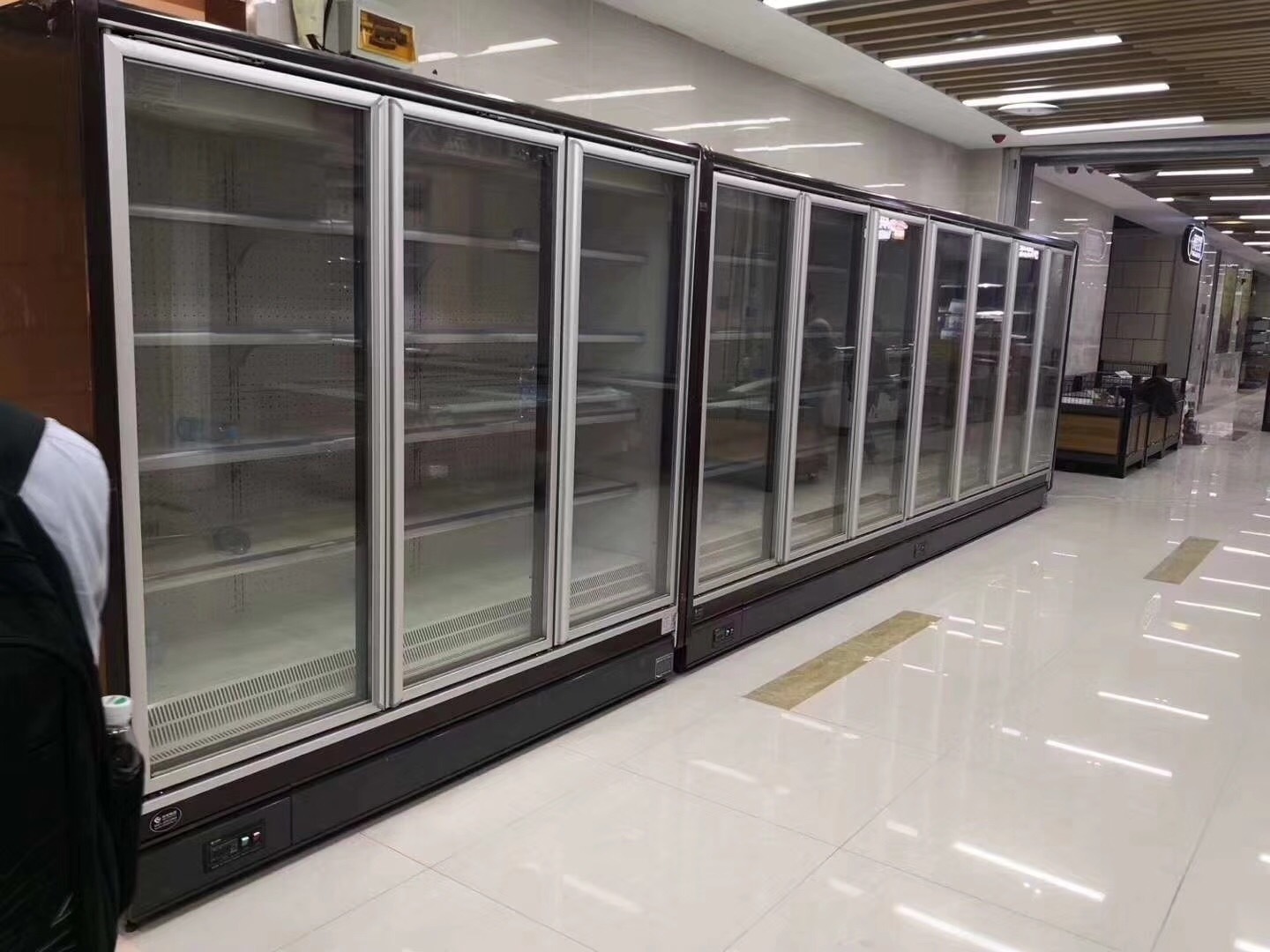 Supermarket Big capacity  Multideck Open Cabinet Chiller Fruit Vegetable Display Showcase Refrigerator