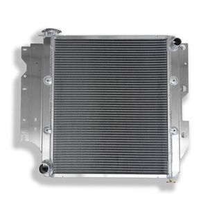 Polished finish for 1997-2006 Jeep Wrangler TJ Full Aluminum Radiator