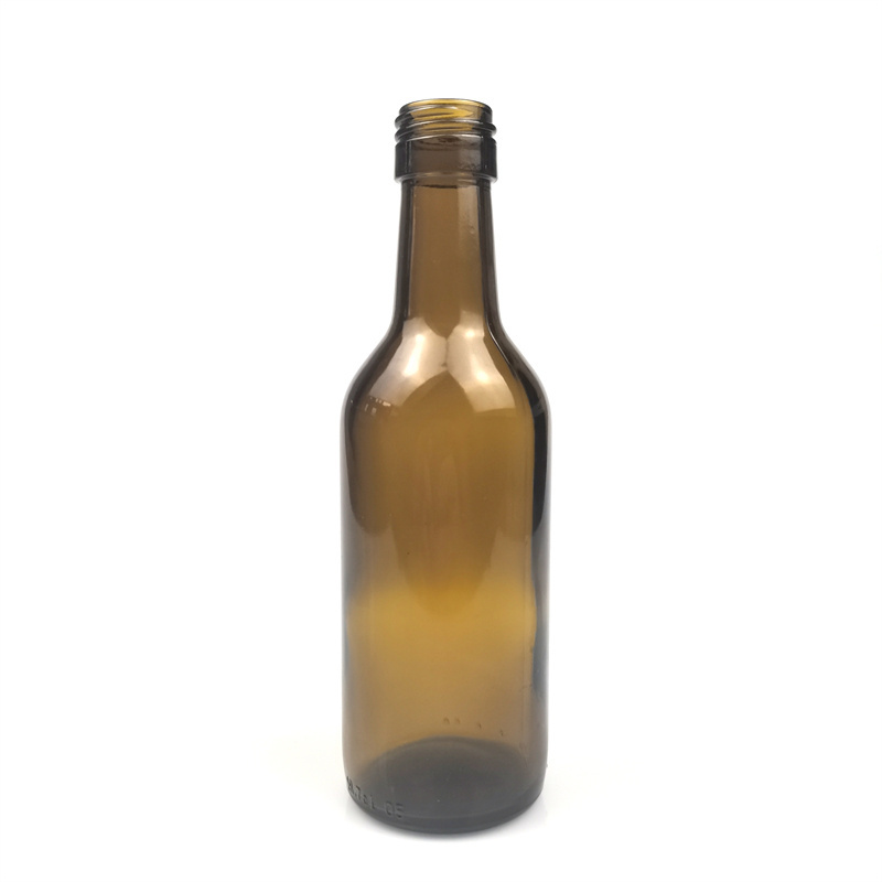 Wholesale Empty 187ml Small Mini Glass Wine Bottle with Screw Cap