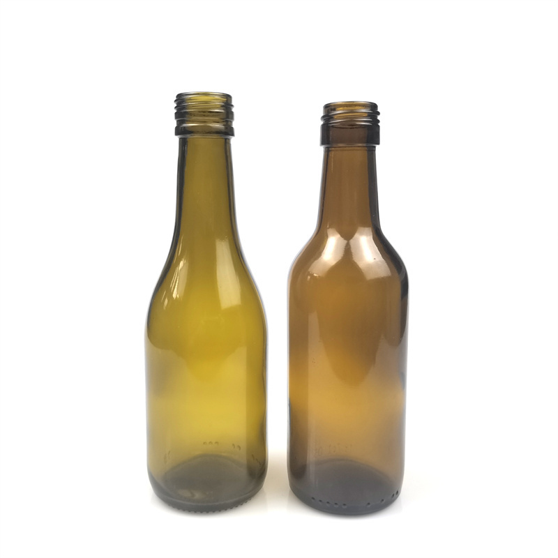 Wholesale Empty 187ml Small Mini Glass Wine Bottle with Screw Cap