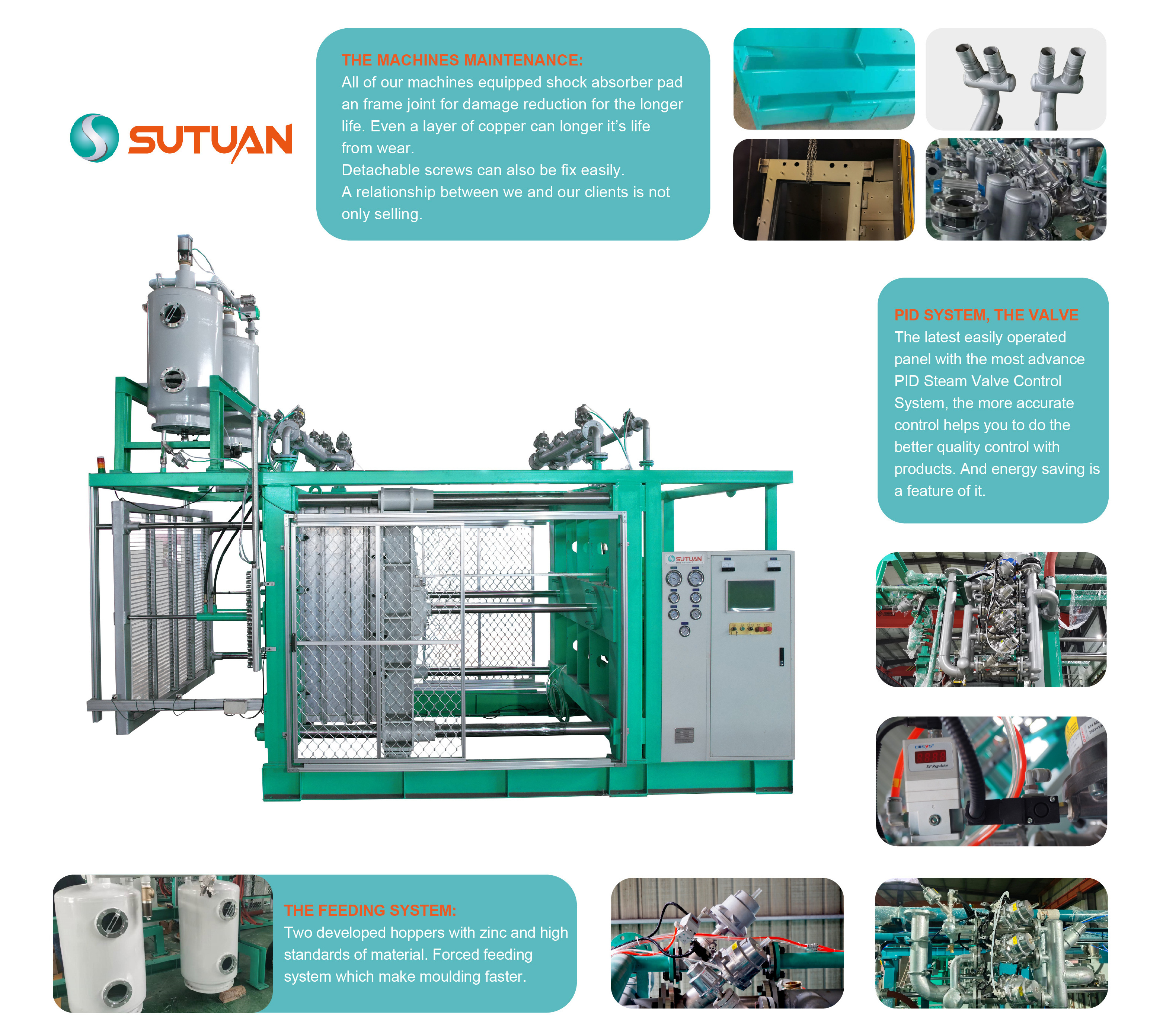 Foam Making Machine Production Line Eps Shape Moulding Machine For Eps Raw Material