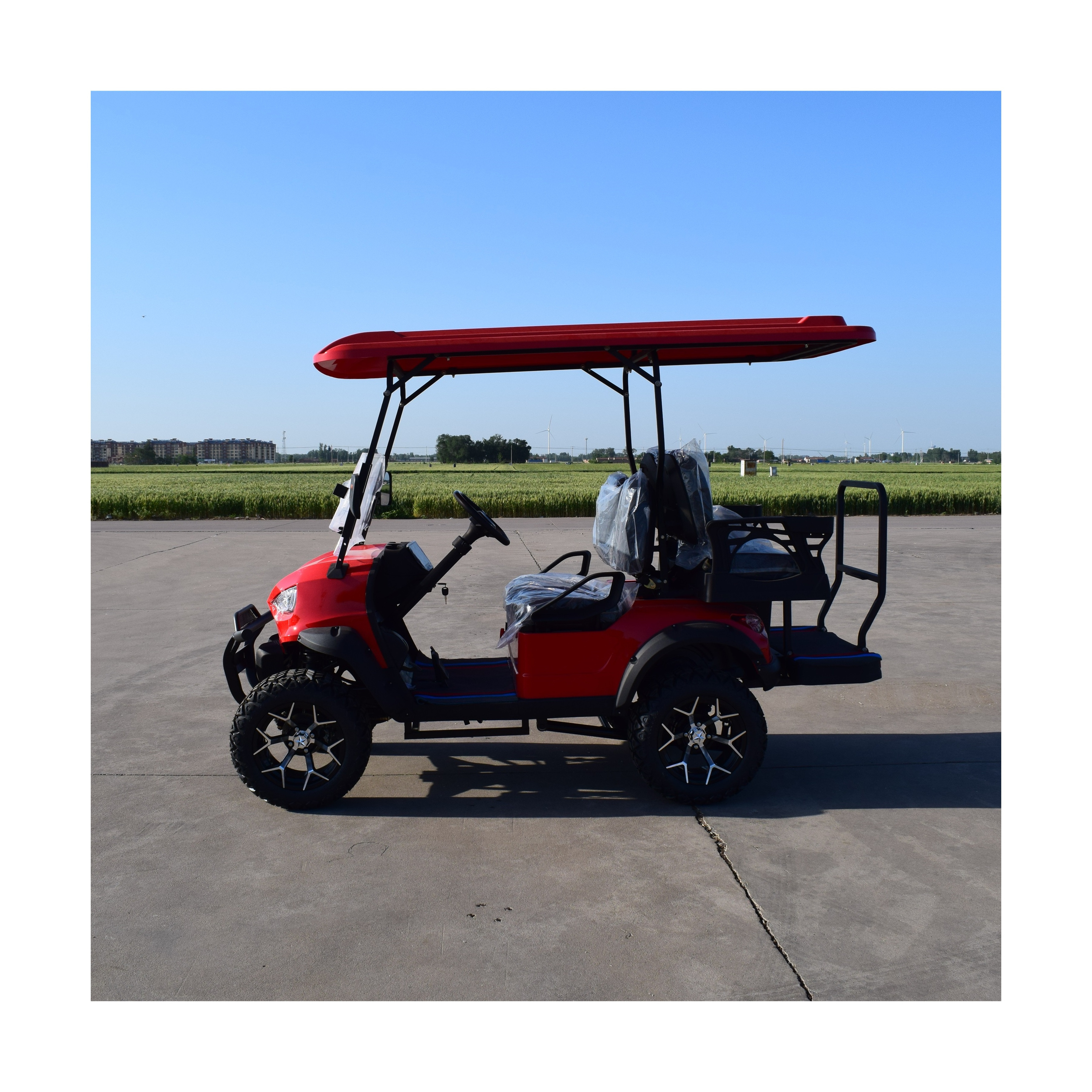 Guaranteed Quality Proper Price Zone Electric Motor Golf Trolley Cart  4 seater golf cart