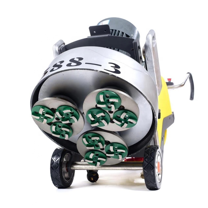 Planetary terrazzo surface concrete grinding machine