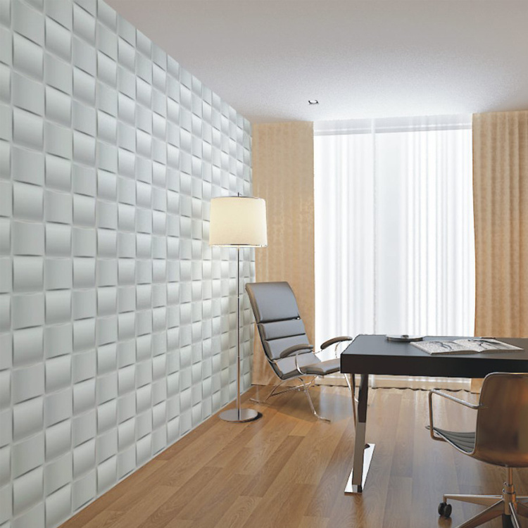 interior wall panel de pared 3d decor Room Wallpaper Round white Waterproof PVC wall panels 3d for Walls