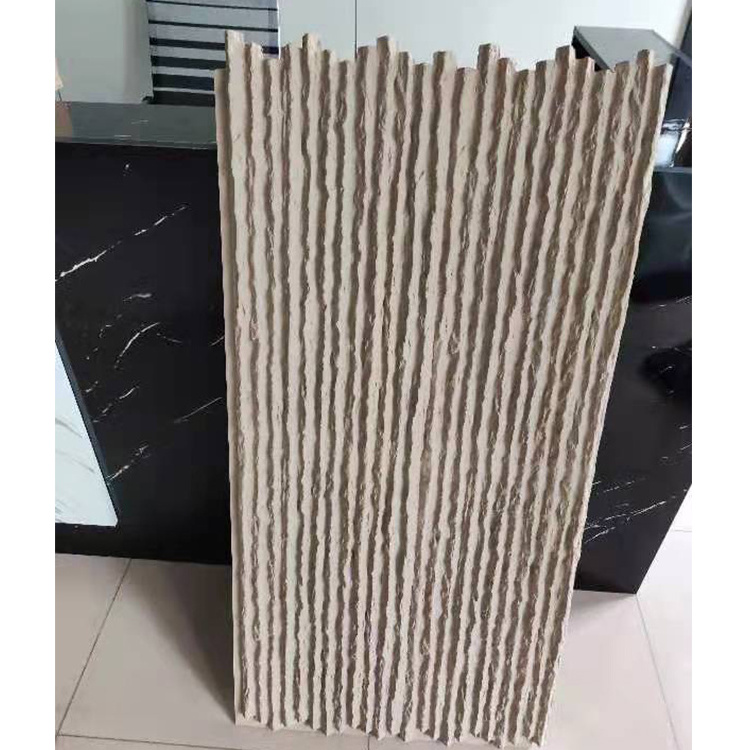 Luxury Lightweight Polyurethane Beauty Cheap Chinese Dark Grey Polyurethane foam stone wall panels artificial stone for exterior