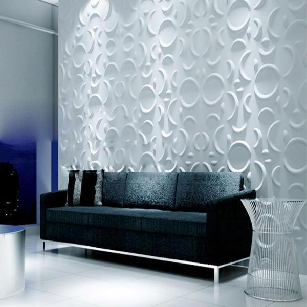 Wholesale Waterproof Paintable 3D PVC Wall Panels wall art finishings originale DIY wallpaper wall panel 3d for interior decor