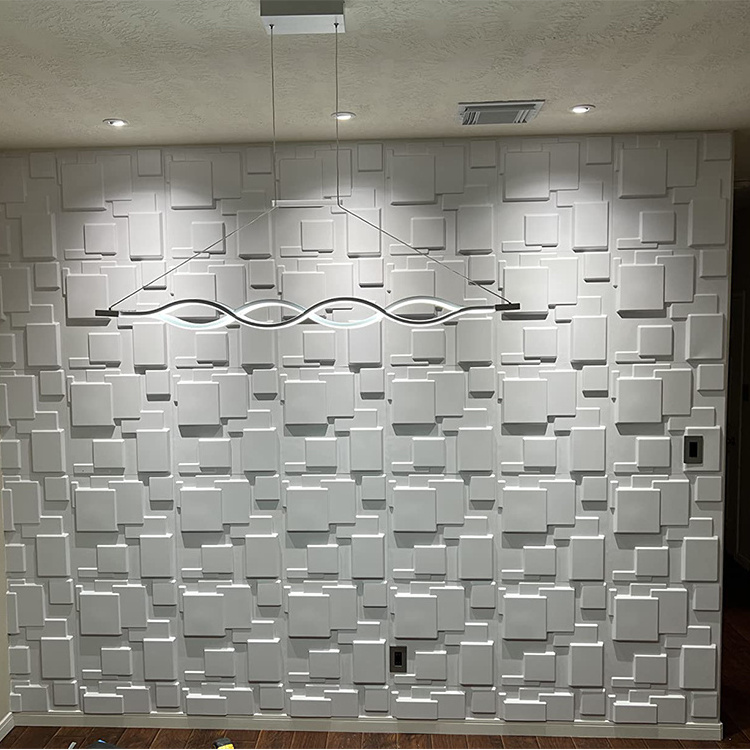 PVC 3D Wall panel interior Decorative Wall Ceiling Tiles Wallpaper Waterproof