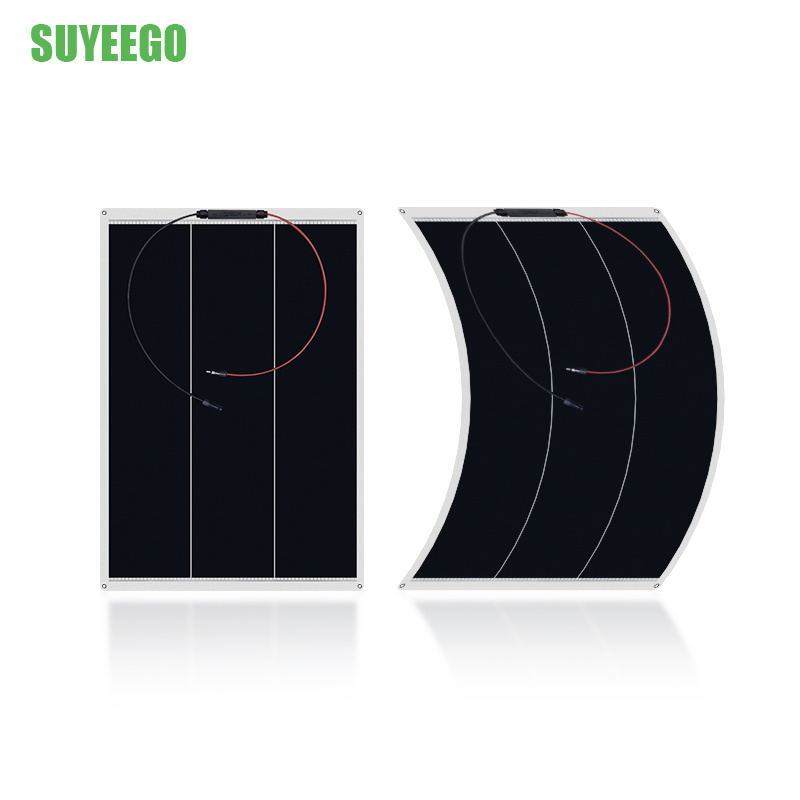 SUYEEGO Flexible Solar panel 50W 100W 150W 200 Watt Solar Cell For Cabin Fishing Boats Flexible Solar Panels water proof