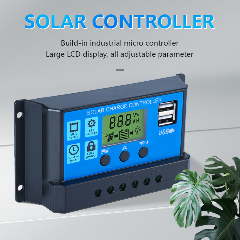 SUYEEGO factory wholesale 10A 20A 30A solar panel controller pwm solar charger controller solar charge controller