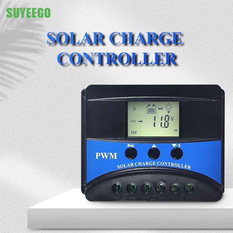 SUYEEGO New PWM 40A 50A 60A 12/24/48V Smart  Solar Charge Controller Solar Charge Controller 60v 120a