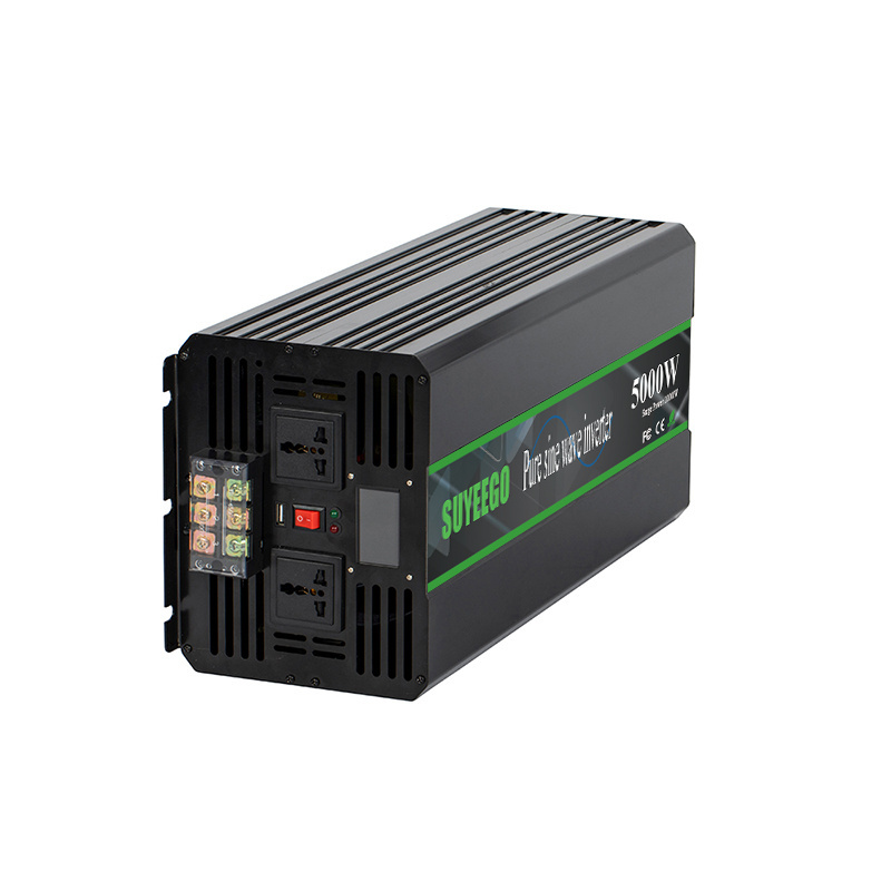 SUYEEGO dc Inverters & Converters 12V 24V 48V Inverter 5000W Pure Sine Wave Power Inverter Charger 3000W-6000W